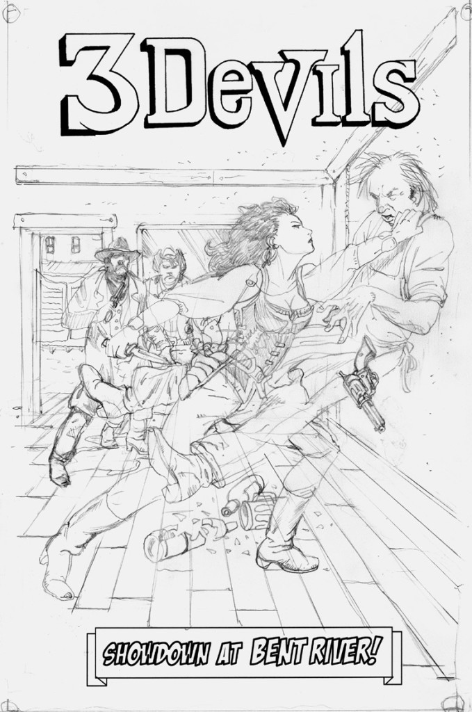 3 Devils #3 cover pencil LO RES