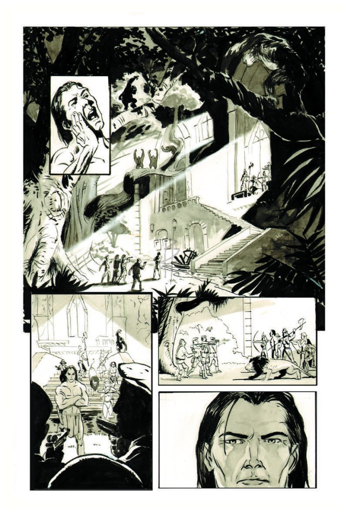 TOAFT #5 art Page 1 B&W LO RES
